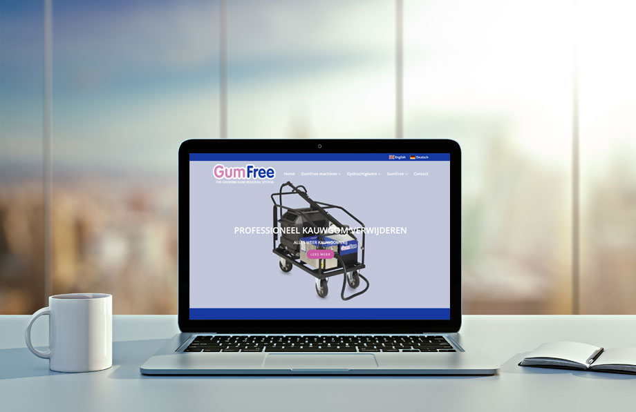 Nieuwe meertalige website voor GumFree